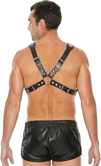 Shots Men's Pyramid Stud Body Harness