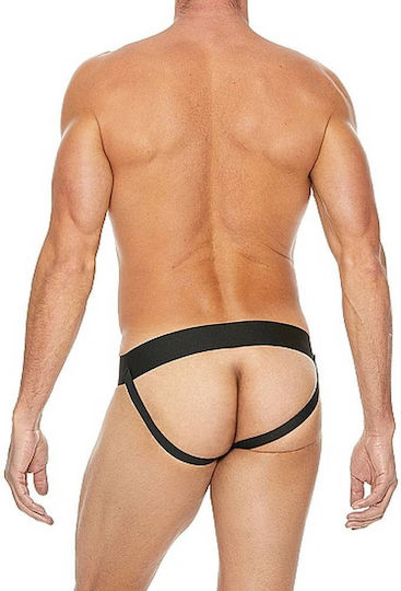 Shots Ouch! Striped Front with Zip Jock Red