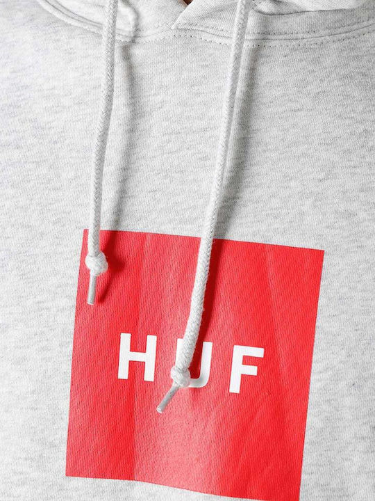 HUF Men's Sweatshirt with Hood and Pockets Athletic Heather