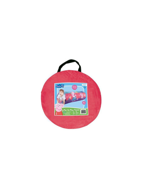 John Hellas Kids Play Tunnel Peppa Pig Pink