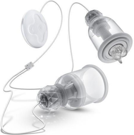 Temptasia Vibrating Titilator Breast Sucker Sauger Brustwarzen mit Vibration Transparent 1Stück