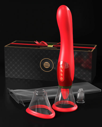 Pipedream Fantasy Her Αναρροφητής Αιδοίου με Δόνηση Red
