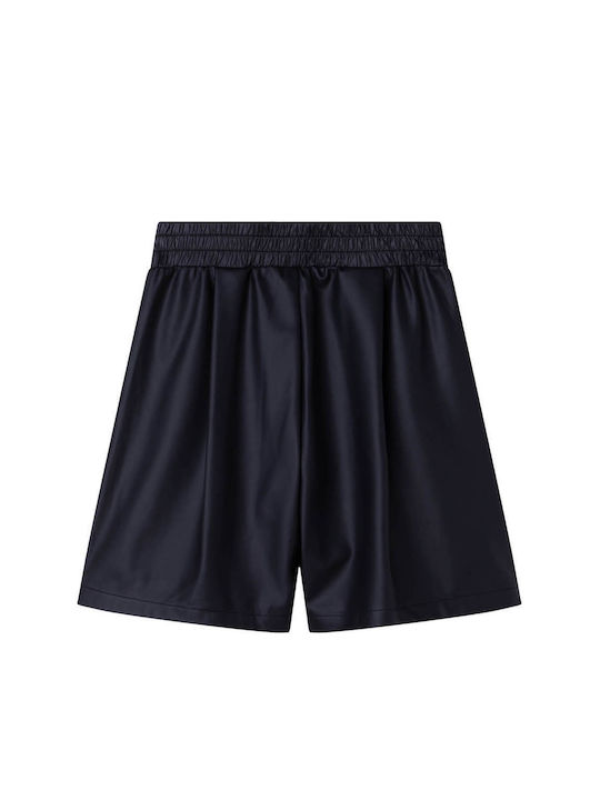 Kids Leather-Like Shorts DKNY- 4A75 J BLACK 0284000033001011