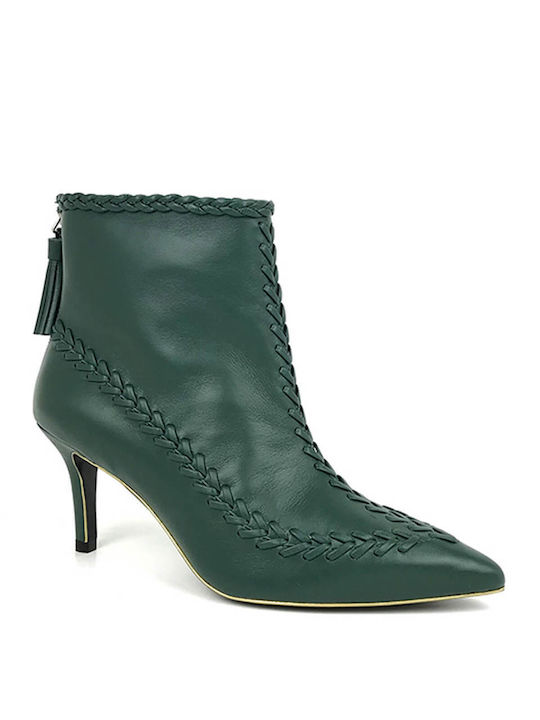 Women's High Heel Ankle Boots Gold&Rouge - Mahara GREEN 012800030600840