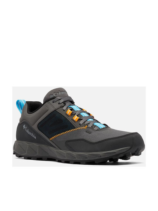 Columbia Flow District Men's Hiking Shoes Dark Grey / Cyan Blue