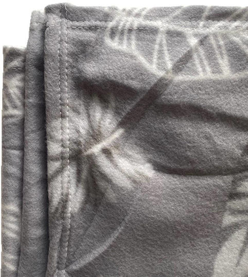 TnS Polar Κουβέρτα Fleece Καναπέ 130x170εκ. Γκρι