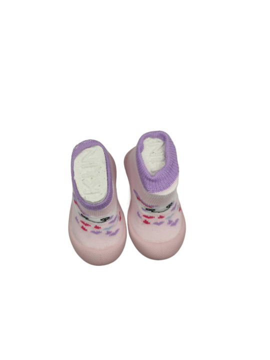 Adam's Shoes Kids Slipper Ankle Boot Pink -39