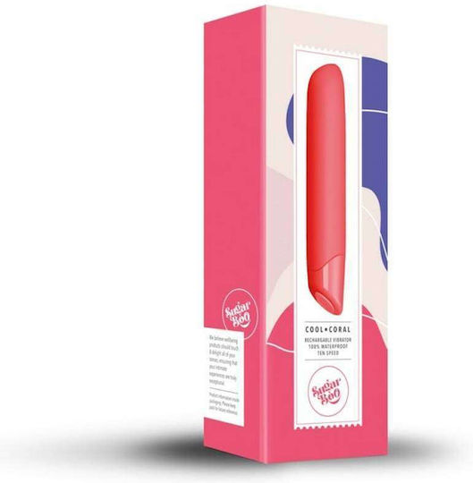 Rocks Off Sugarboo Vibrator Geschoss 16cm Cool Coral