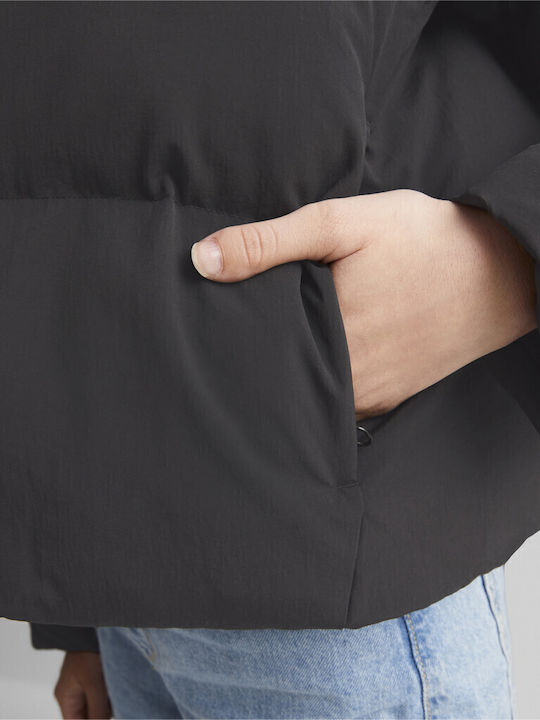 Classics Kurz Damen Puffer Jacke für Winter Schwarz