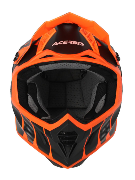 Acerbis X-Track Motocross Helmet ECE 22.06 Orange Fluo/Black 25032.442