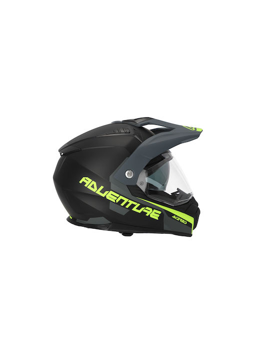 Acerbis Flip FS-606 Black/Grey Motorcycle Helmet On-Off ECE 22.06