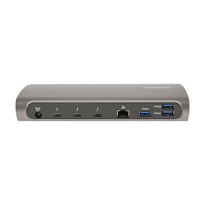 StarTech Thunderbolt 4 Docking Station με 4K PD Ethernet και συνδεση 2 Οθονών Μαύρο (TB4CDOCKUE)