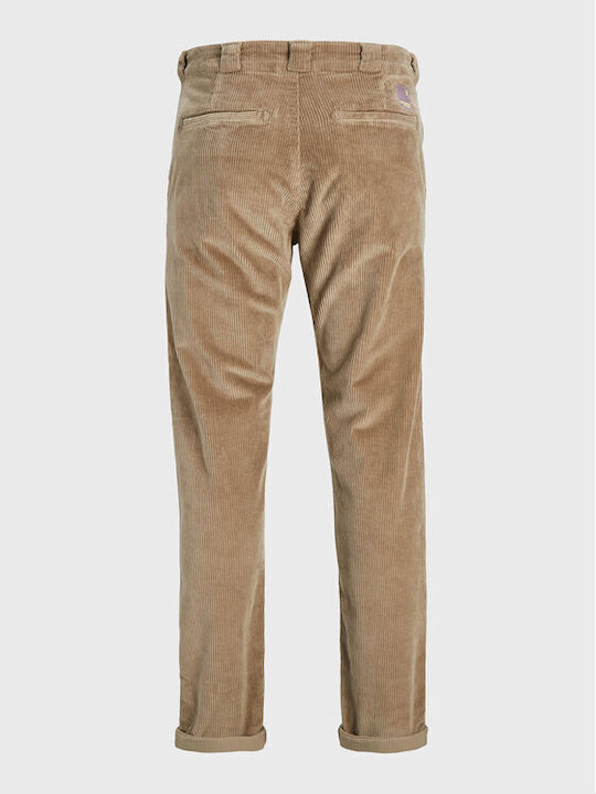 Jack & Jones Men's Trousers in Loose Fit Beige