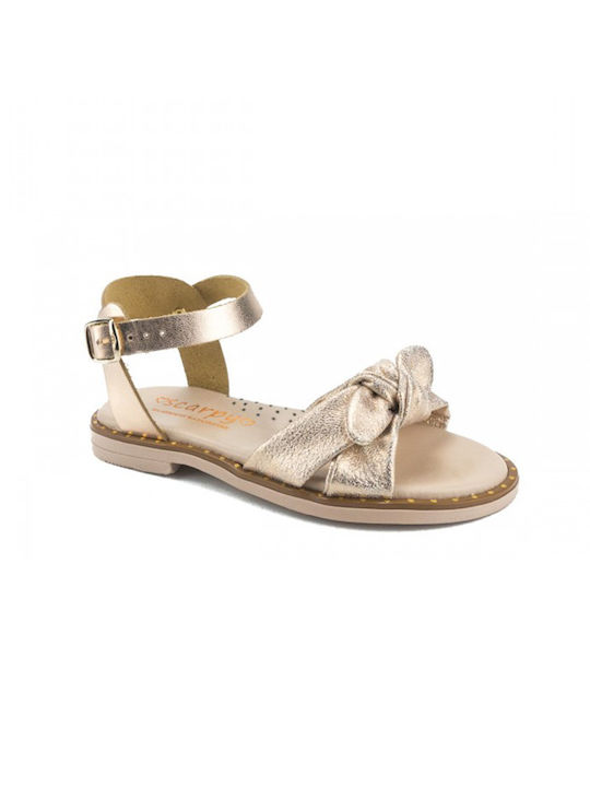 Scharfe Ledersandalen Bronze | 70