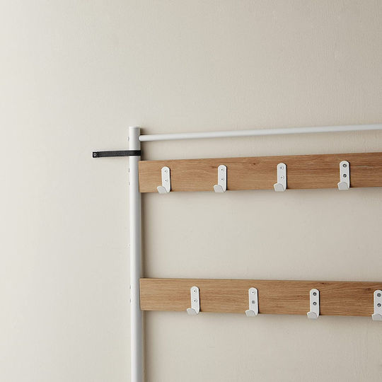 Hallway Möbel mit Kleiderständer & Schuhschrank Grey 70x32x175cm