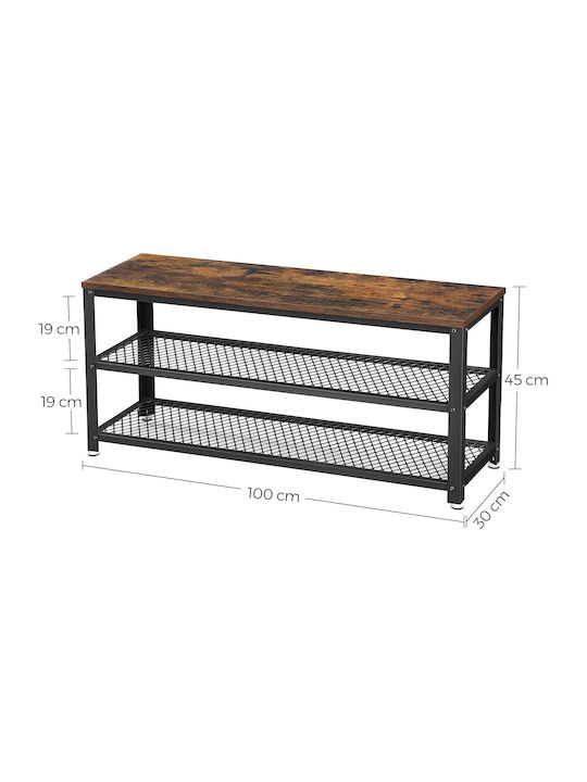 Антре с Шкаф за обувки & Пейка 100x30x45бр