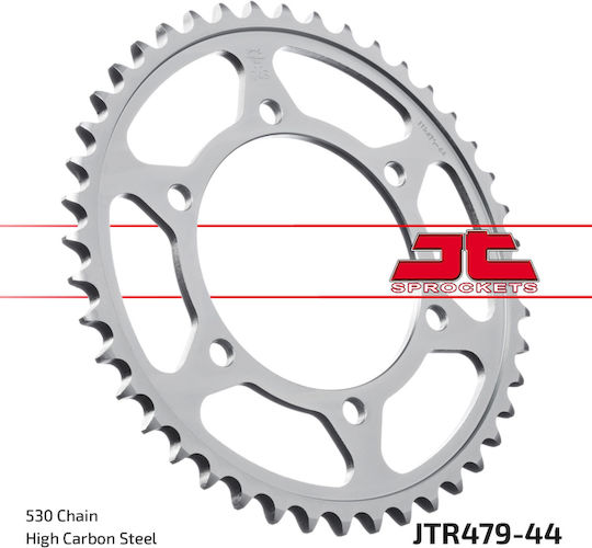 JT Sprockets Γρανάζι Πίσω 44 Δοντιών για Yamaha FZ6 Fazer