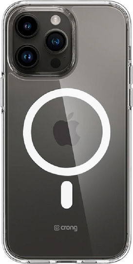 Crong Clear MagCover Back Cover Σιλικόνης Διάφανο (iPhone 14 Pro Max)