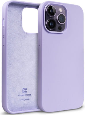 Crong Color Premium Back Cover Σιλικόνης Μωβ (iPhone 14 Pro Max)