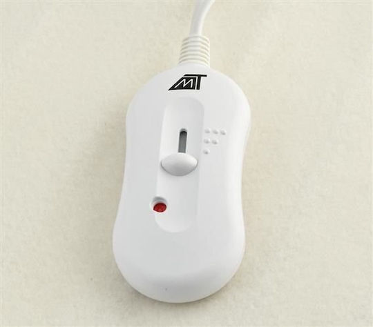 2901804 Single Electric Blanket White 65W 80x190cm