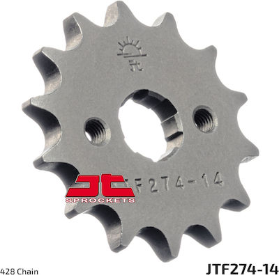 JT Sprockets Vorderes Ritzel 14 Zähne für Honda Innova 125 für Kymco Spike 125