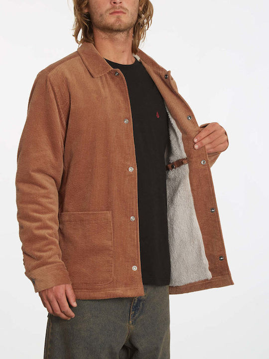 Volcom Benvord II Men's Winter Jacket Brown