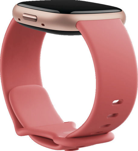 Fitbit Versa 4 Aluminium 41mm Waterproof Smartwatch with Heart Rate Monitor (Pink Sand/Copper Rose)