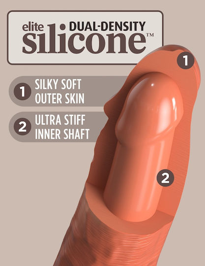 Pipedream King Cock Elite Realistisch Vibrator 20cm Tan