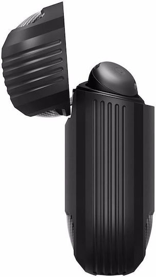 Spigen Rugged Armor Silicone Case with Keychain Black for Google Pixel Buds Pro