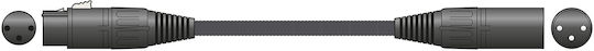 Citronic Cable XLR male - XLR female Μαύρο 1.5m 190.266UK