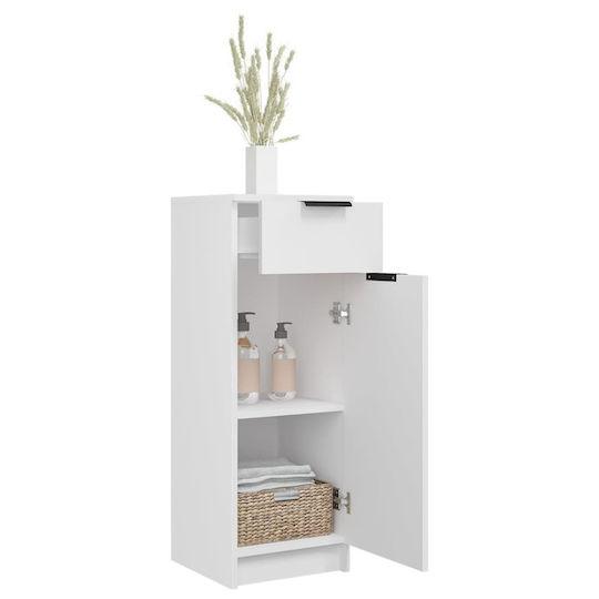 vidaXL Στήλη Μπάνιου Τοίχου Μ32xΒ34xΥ90cm Λευκή
