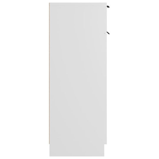 vidaXL Στήλη Μπάνιου Τοίχου Μ32xΒ34xΥ90cm Λευκή