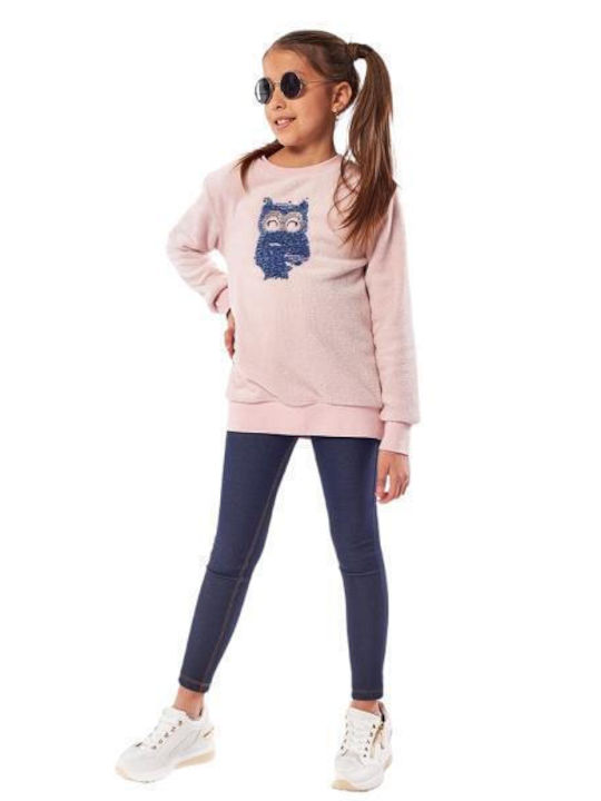 Evita Kids Blouse Long Sleeve Pink