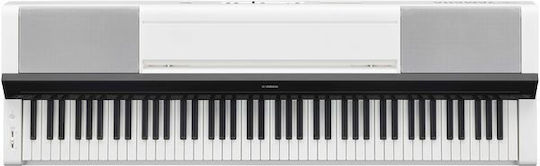 Yamaha Electric Stage Piano P-S500 with 88 Weighted Keys Built-in Speakers and Connection with Headphones and Computer White