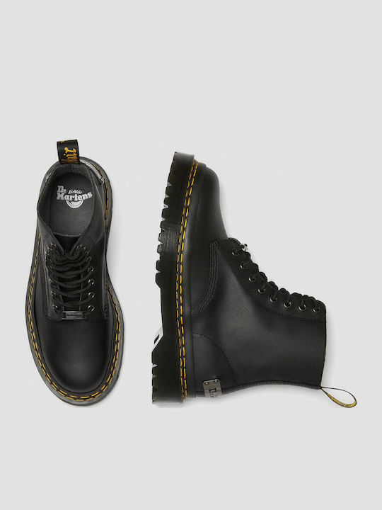 Bex Double Stitch Black Boots