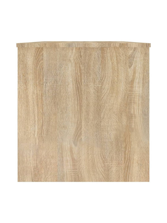 Rectangular Central Wooden Coffee Table with Lifting Mechanism Beige M102xW50xH52.5cm