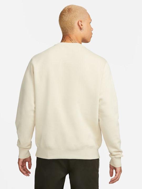 Nike Sportswear Club Men's Sweatshirt Beige