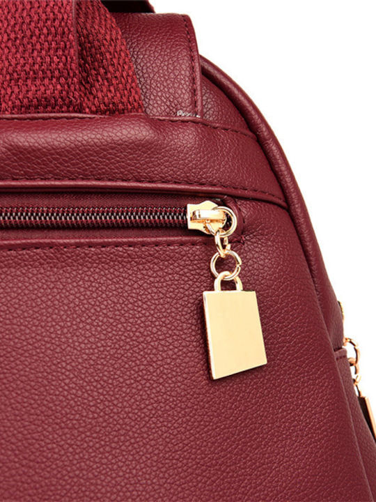 Women's Bag Backpack Burgundy