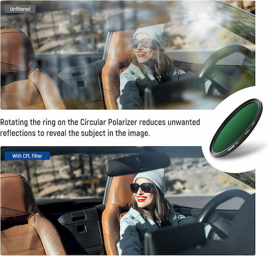 Neewer Ultra Slim Filter CPL / HD 67mm for Camera Lenses
