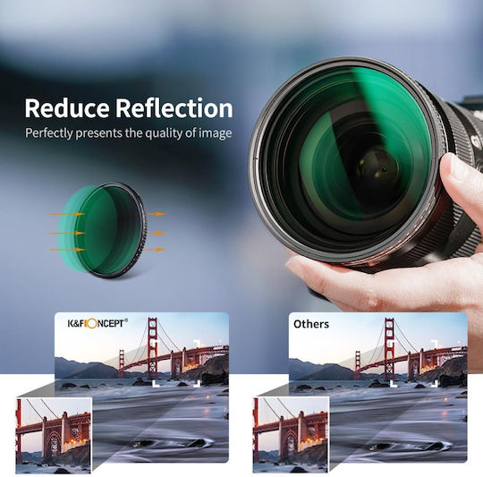 K&F Concept Variable Filter ND 67mm for Camera Lenses