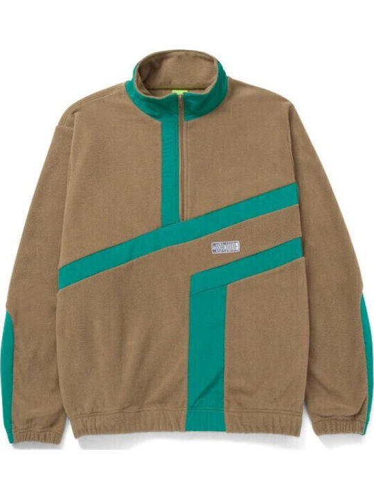 Range Ανδρική Ζακέτα Fleece Χακί