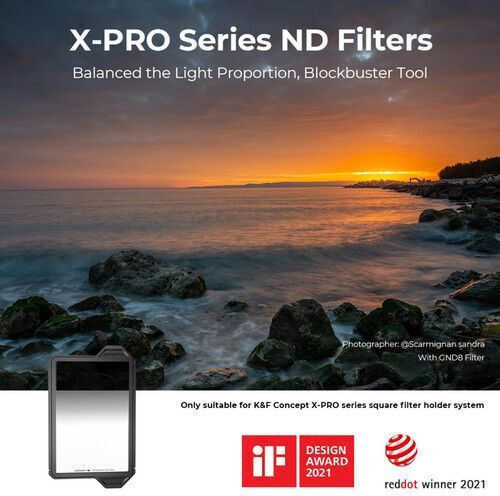 K&F Concept X-PRO Square Soft Edge Φίλτρo Filter Holder / ND για Φωτογραφικούς Φακούς