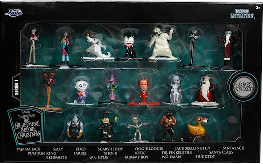 Jada Toys Disney: Nightmare Before Christmas Set Figure height 4cm 18pcs