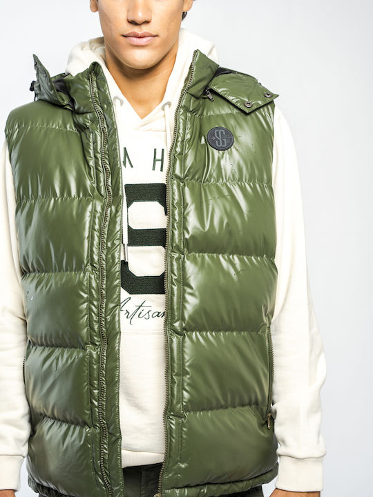 Zedman Ärmellos Jacke Puffer Khaki