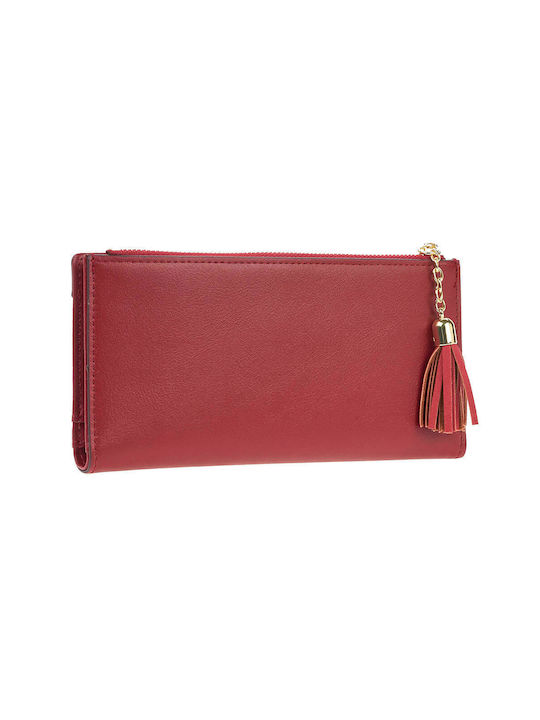 Verde Large Women's Wallet Burgundy