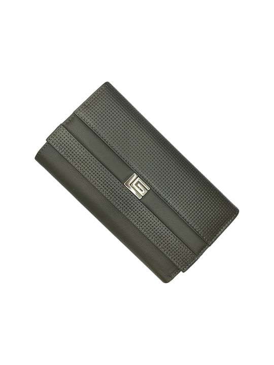 Guy Laroche Large Leather Women's Wallet Gray