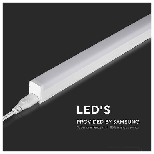 V-TAC Under-Cabinet LED Light 7W Warm White with Switch L55.1xD2.7xH3cm