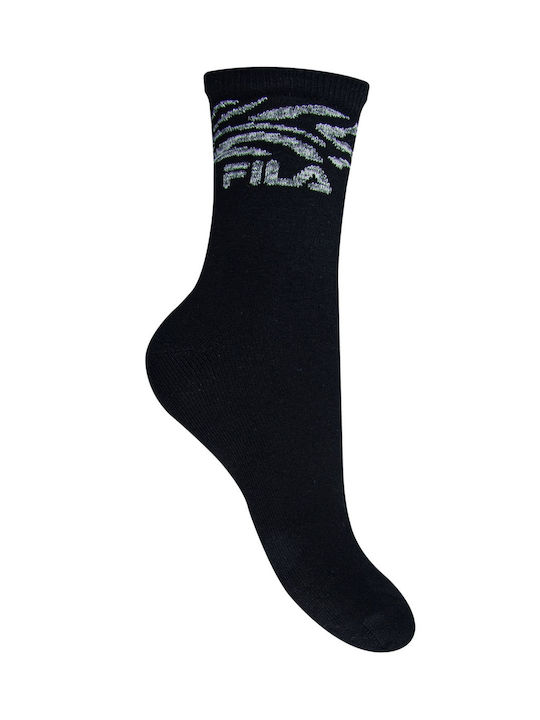 Fila Plain Sportsocken Schwarz 1 Paar