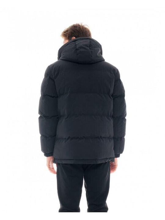 Splendid Men's Winter Puffer Jacket Black