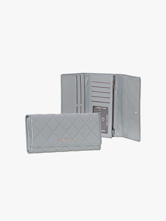 718-102712 Large Leather Women's Wallet Blue 718-102712-43-blue